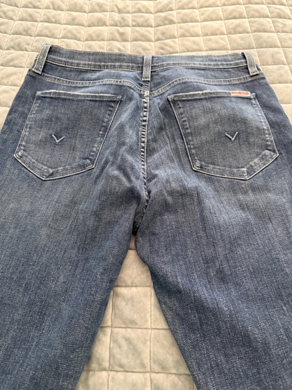 Hudson Jeans High-Rise Straight Leg in Blue Wash